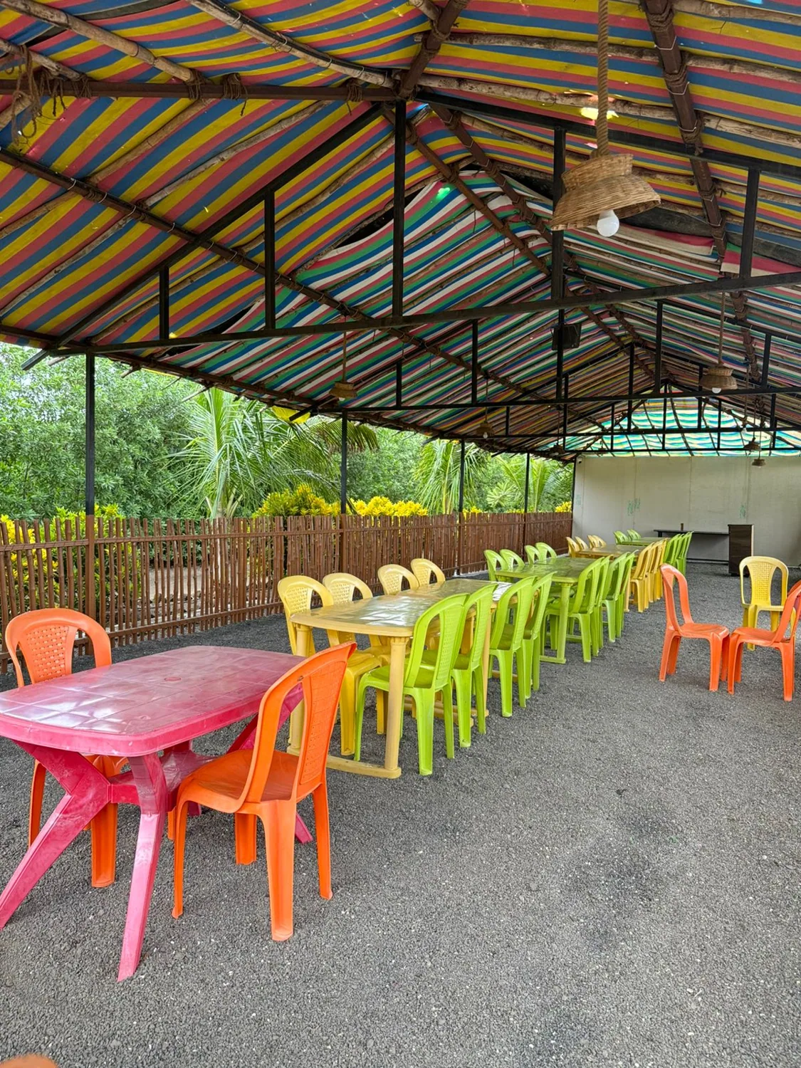 Open Air Dining at Mamache Gav, Lenyadri